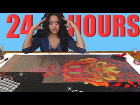I tried Diamond Painting for 24 HOURS