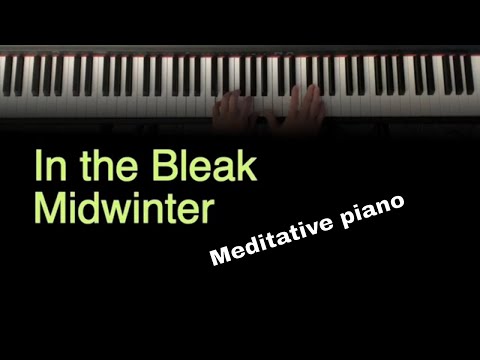 In the Bleak Midwinter - Instrumental with lyrics