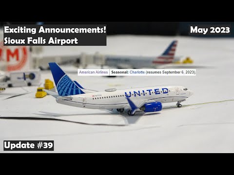 Exciting Announcements! | Sioux Falls Regional Airport Update #39 - May 2023
