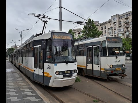 Prima zi cu Tramvaiele Liniilor 16 si 21 la Piata Sfanta Vineri