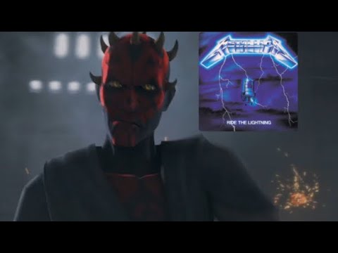Darth Maul hallway scene with For Whom The Bell Tolls by Metallica makes everything better