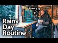 Cozy Vanlife Gaming on a Rainy Day | Fall Morning Routine