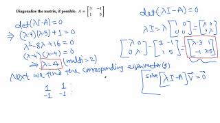 Linear Algebra: Check if a matrix is diagonalizable