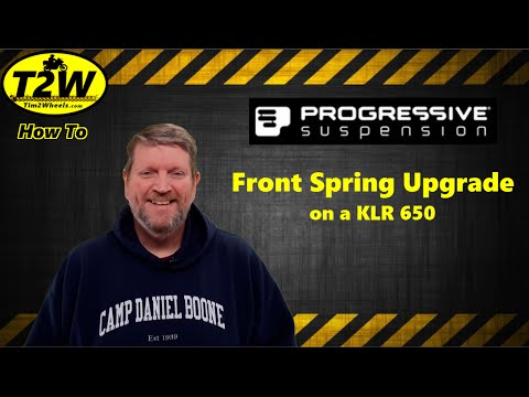 T2W How To: Progressive Springs Install & Review on a KLR650