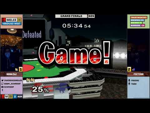 MF | Sora/Joshman [L] (Fox) vs. Fiction (Falco) - GRAND FINALS - Melee @ Verdugo West #124