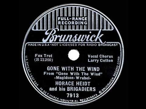 1937 HITS ARCHIVE: Gone With The Wind - Horace Heidt (Larry Cotton, vocal)