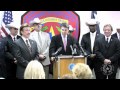 Gov Perry Presents Honorary Texas Range