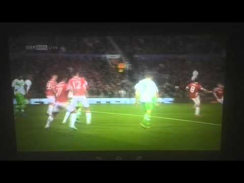 Man Utd vs Wolfsburg 2:1 30.9.15