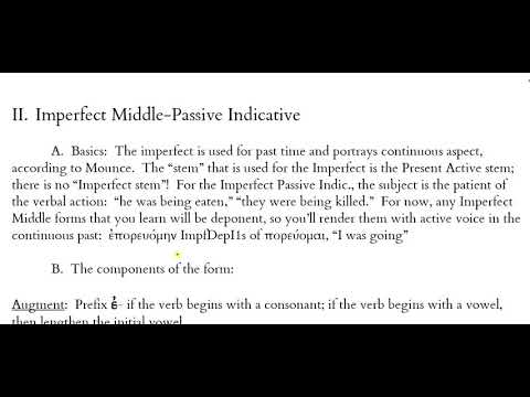 Greek Mounce 21, Part 1