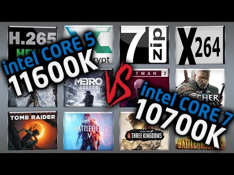 Intel i5 11600K vs i7 10700K Benchmarks – 15 Tests 🔥