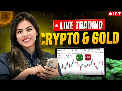 BITCOIN LIVE TRADING ANALYSIS  @tradingmentor22  Live Trading ||  #goldtrading #cryptotrading