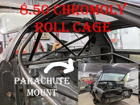Third Gen Fbody 8.50 Pre-Notched Roll Cage and Bolt-on Parachute Mount