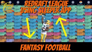 How to Start a Redraft League using Sleeper App