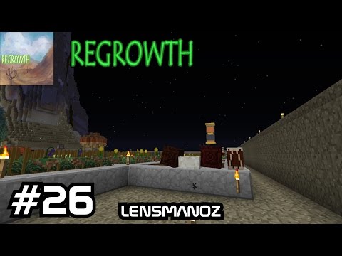 Minecraft - Regrowth - Ep 26 - Basic Auto Harvest