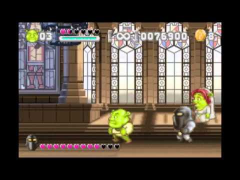 shrek hassle at the castle gba cheats