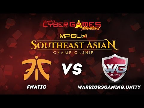 Fnatic vs WarriorsGaming.Unity MPGL SEA Championship [Day 2] - Best of 1