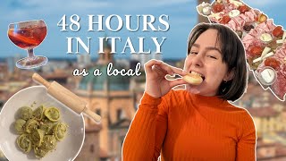 Travel vlog - ITALY DAY TRIPS – Exploring Bologna & Milan like a Local (Italian Food & More)