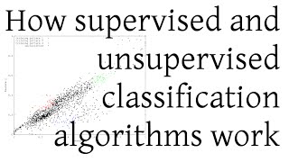 preview picture of video 'How supervised and unsupervised classification algorithms work'