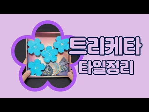 내돈내산, 트리케타 동물타일 보관함 리뷰영상입니다