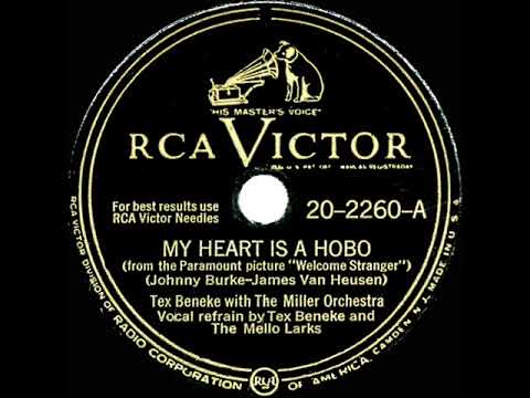 1946 Tex Beneke/Glenn Miller Orch. - My Heart Is A Hobo (Tex & The Mello Larks, vocal)