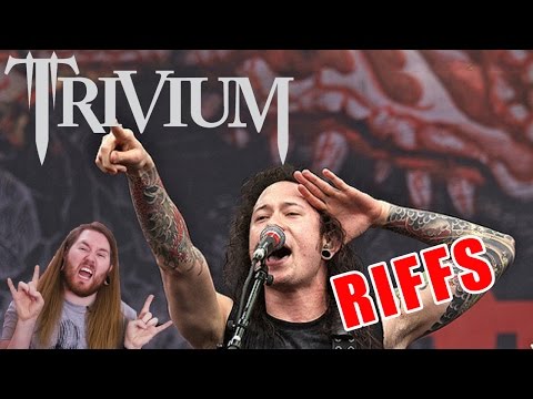 Jamie slays Top 5 Trivium Riffs guitar cover play through