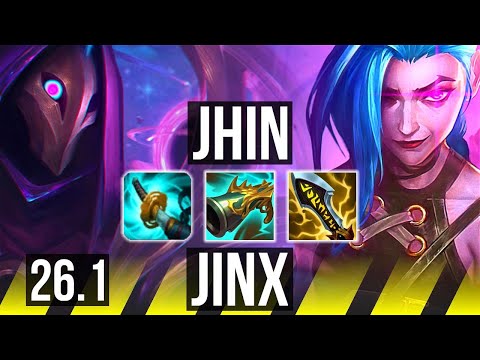 JHIN & Thresh vs JINX & Milio (ADC) | EUW Diamond | 26.1