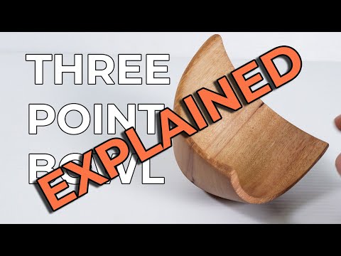 The 3 Point Bowl | The Silent Woodturner Explained