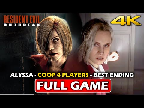 RESIDENT EVIL OUTBREAK Alyssa Ashcroft FULL GAME 4Player ONLINE CO-OP Gameplay (4K 60FPS) HD Project