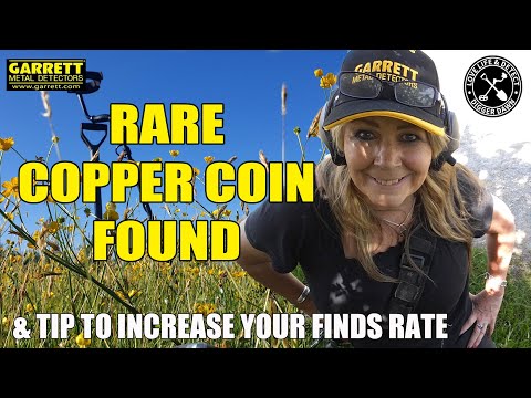 RARE copper coin found I Metal detecting Garrett AT Max