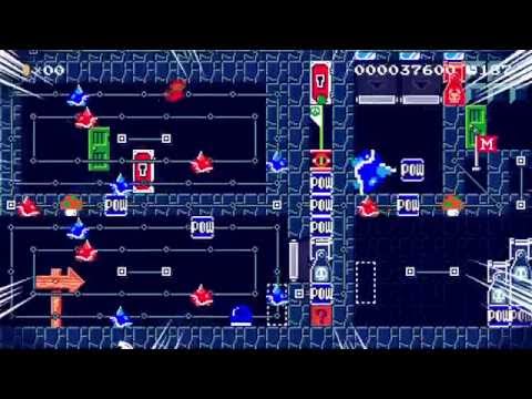 Room: Like a Spike! by Gueston - SUPER MARIO MAKER - No Commentary 1AI