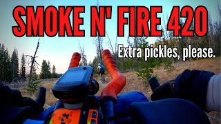 The iconic Smoke N' Fire Route in Idaho