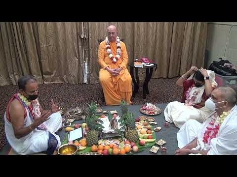 H.H.BHAKTIMARGA SWAMI'S INITIATION CEREMONY ISKCON SCARBOROUGH ONTARIO 🇨🇦CANADA🍁 🇨🇦 APRIL, 3RD, 2022