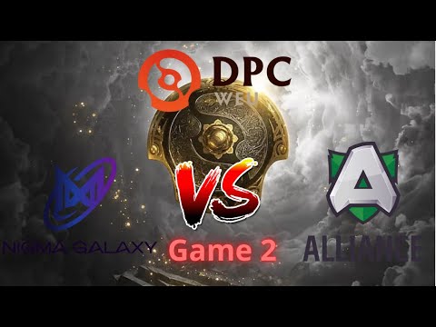 DPC WEU Division 1 Winter Tour - 2021/2022 Nigma Galaxy vs Alliance Game 2 / Miracle RAMPAGE