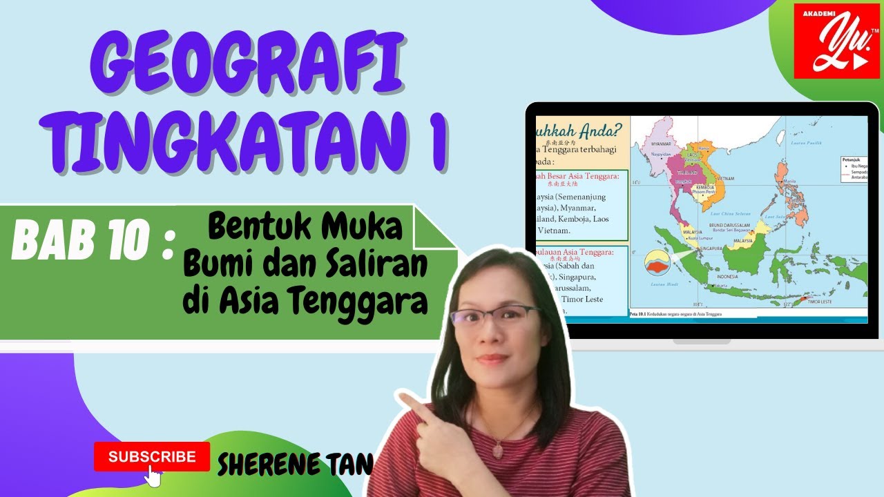 GEOGRAFI TINGKATAN 1 BAB 10 BENTUK MUKA BUMI DAN SALIRAN DI ASIA TENGGARA