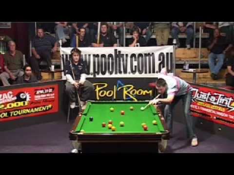 8BallTV Jake McCartney Vs Brenton Collier Semi Finals FRAME 1 ANZAC 2007