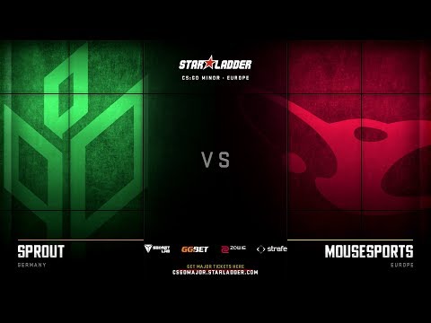 [EN] Sprout vs mousesports | Map 2 - Dust2 | Europe Minor – StarLadder Major 2019