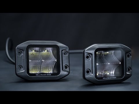 Hella Black Magic - 3.2” Cube Kit Flood LED Overview