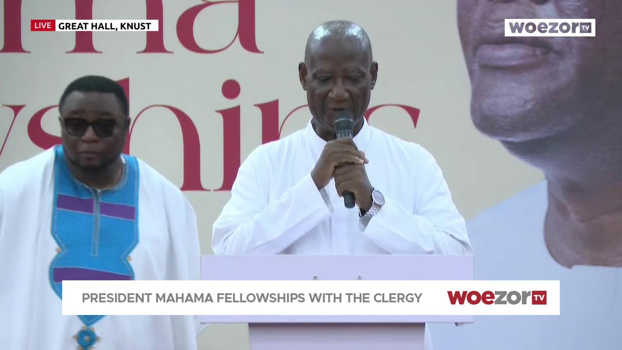 STREAMED LIVE | President John Mahama Fellowships with the Clergy in Kumasi