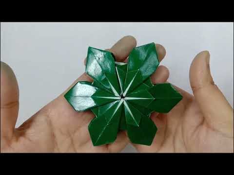 DIY Green Snowflake Ornament | Simple Paper Craft | The Art Chronicle – Vol. 85