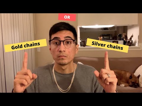Part of a video titled Should You Be Buying Gold Chains or Sterling Silver Chains? - YouTube