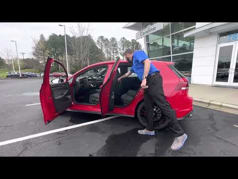 2023 Volkswagen Golf GTI 2.0T 40th anniversary edition with plaid cloth interior walk around video