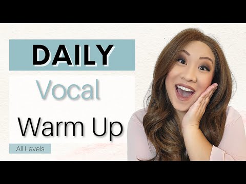 DAILY VOCAL WARM UP #1 To Get Ready To Sing