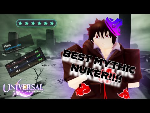 *BUFFED* RULER ETHEREAL 6 Sasuke/Sasku Showcase in Universal Tower Defense!!! BEST MYTHIC NUKER!!