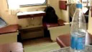 preview picture of video 'Russian sleeper train carriage'