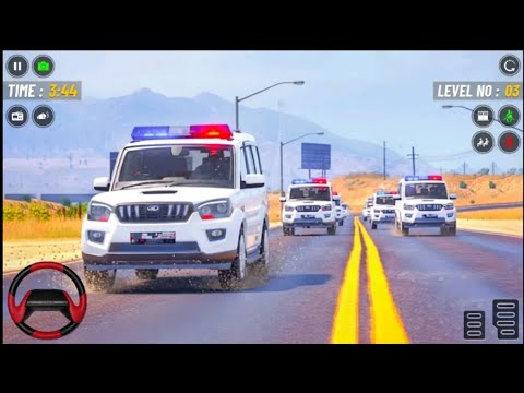 Police car driving us cop duty simulator part 3|| Real us police officer cop duty - android gameplay