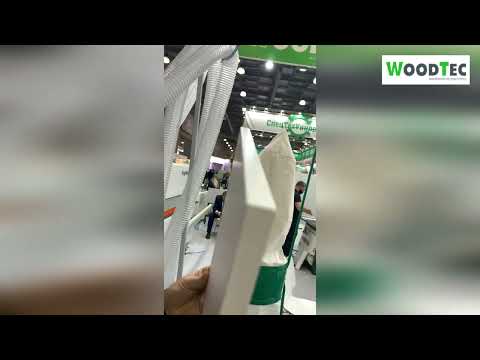 WoodTec X600 - станок для облицовывания кромок мебельных деталей woo16093, видео 31