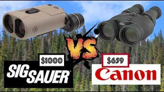 Bino Battle: Sig Sauer Zulu 6 VS. Canon IS 3 Image Stabilization Binoculars