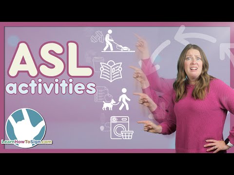 Daily Routine Signs in ASL: Chores & Daily Activities (Part 2)