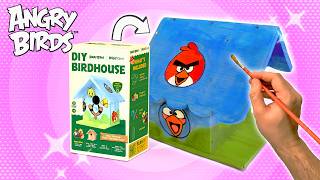 Giving Red a Real Home 🐦 | DIY Angry Birds Birdhouse Build