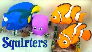 Findet Nemo Dory Marlin Dory SQUIRTERS Perle Kind-Bad-Spielzeug 3D Puzzle Spielzeug Überraschung